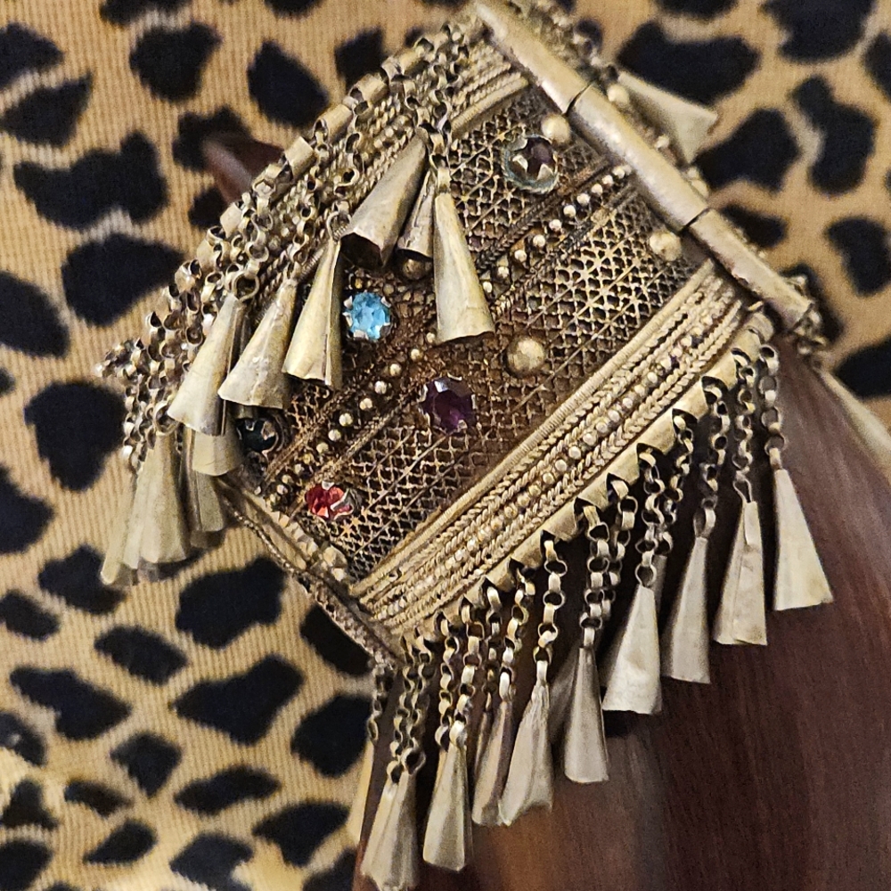 Antique Ethiopian Silver Cuff Bracelet